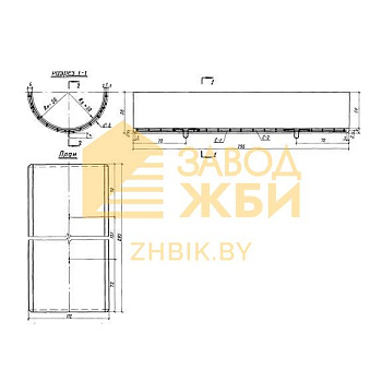 Лотки-полутрубы Д 1 м