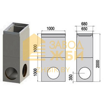 Дождеприемники ДК 100-680-1000 (верх)